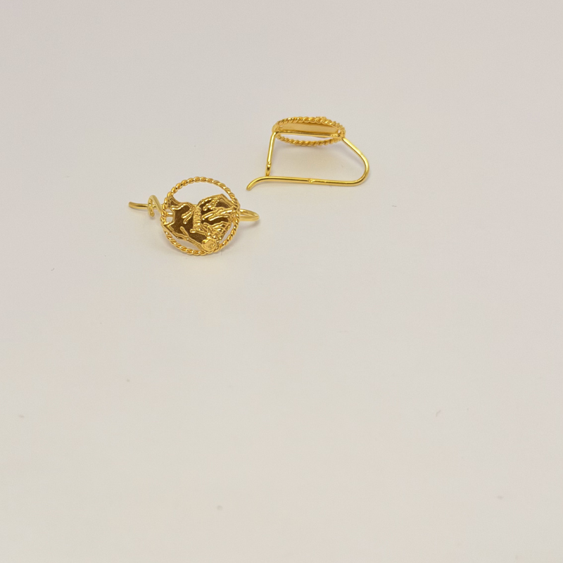 Boucles d’oreilles crochets carte de la Guyane enfant