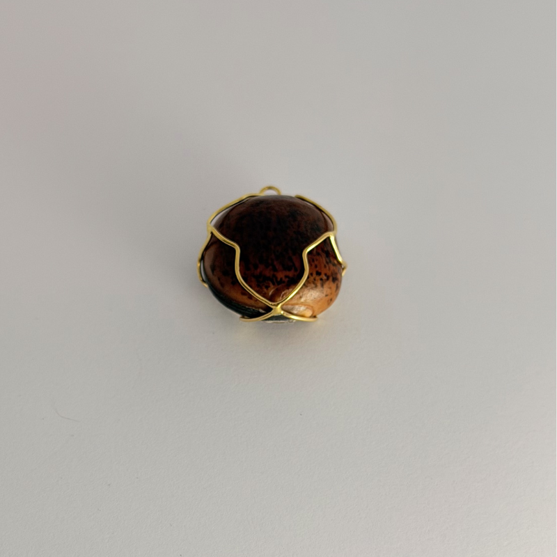 pendentif graine tonnerre file lisse en Or/ Bijouterie Rigolet