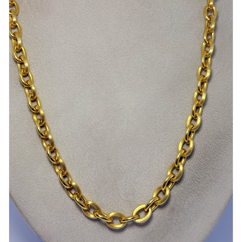 collier forçat en Or 750/ Bijouterie Rigolet