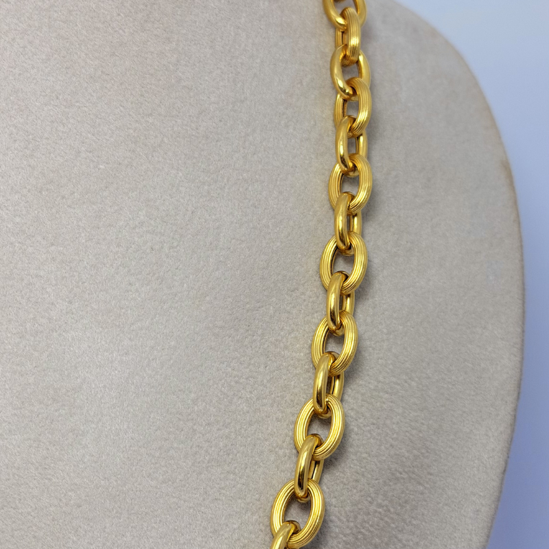 collier forçat en Or 750/ Bijouterie Rigolet
