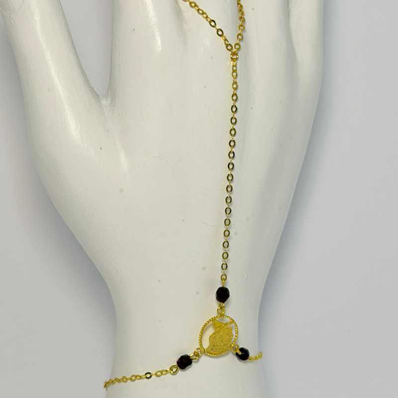 Bracelet Bague Tête Cayennaise en Or 750 | Bijouterie Rigolet