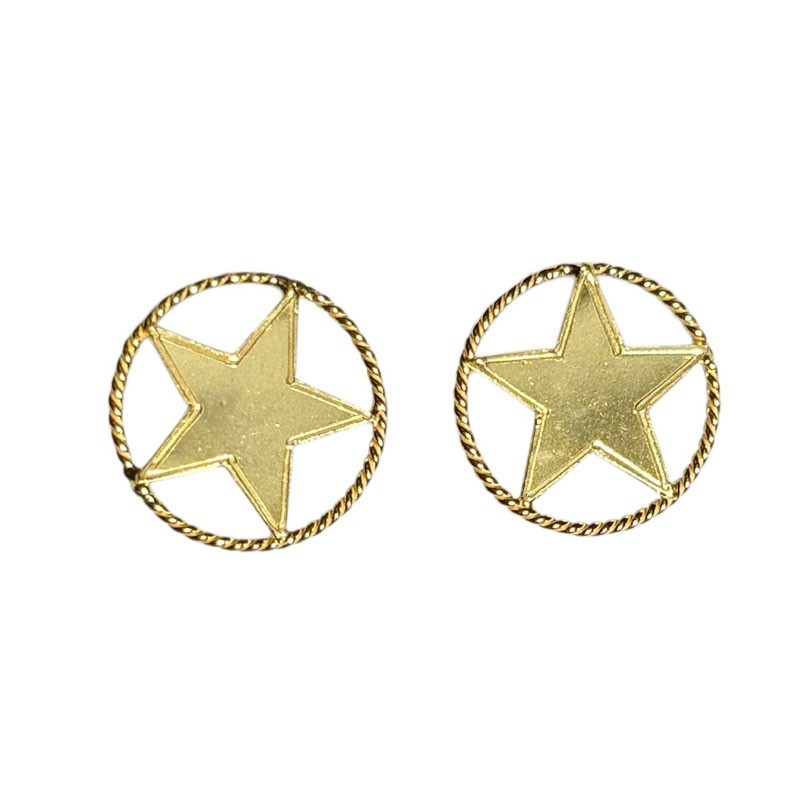 Boucle d'oreille étoile-grande