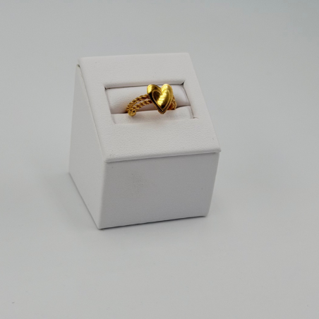 bague coeur torsadée réglable enfant/ Bijouterie Rigolet