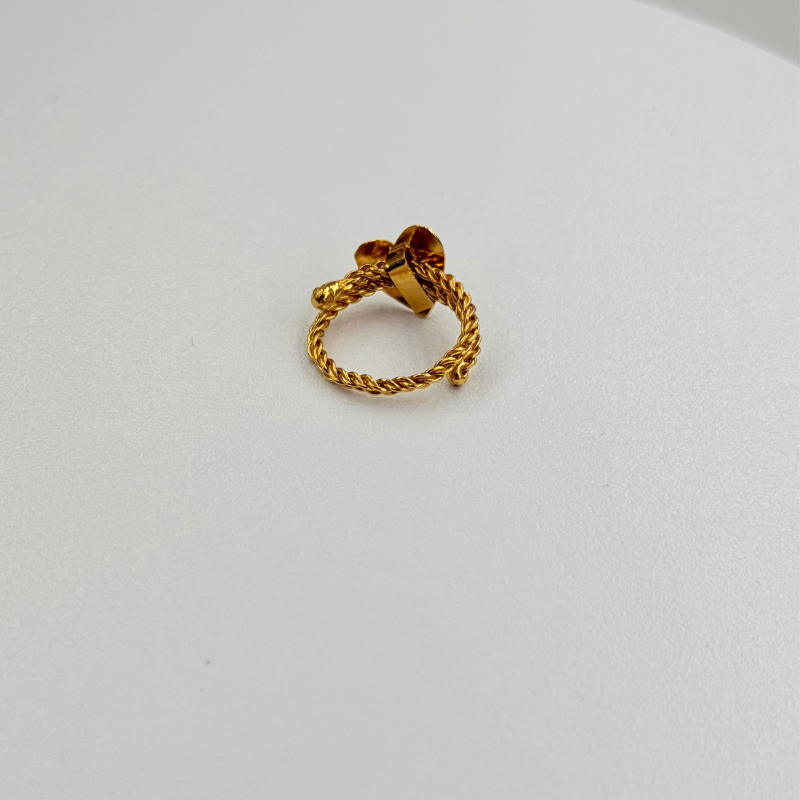 bague coeur torsadée réglable enfant/ Bijouterie Rigolet