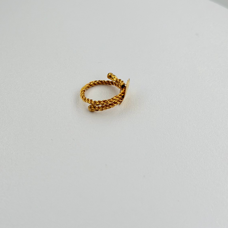 bague coeur torsadée réglable enfant/ Bijouterie Rigolet