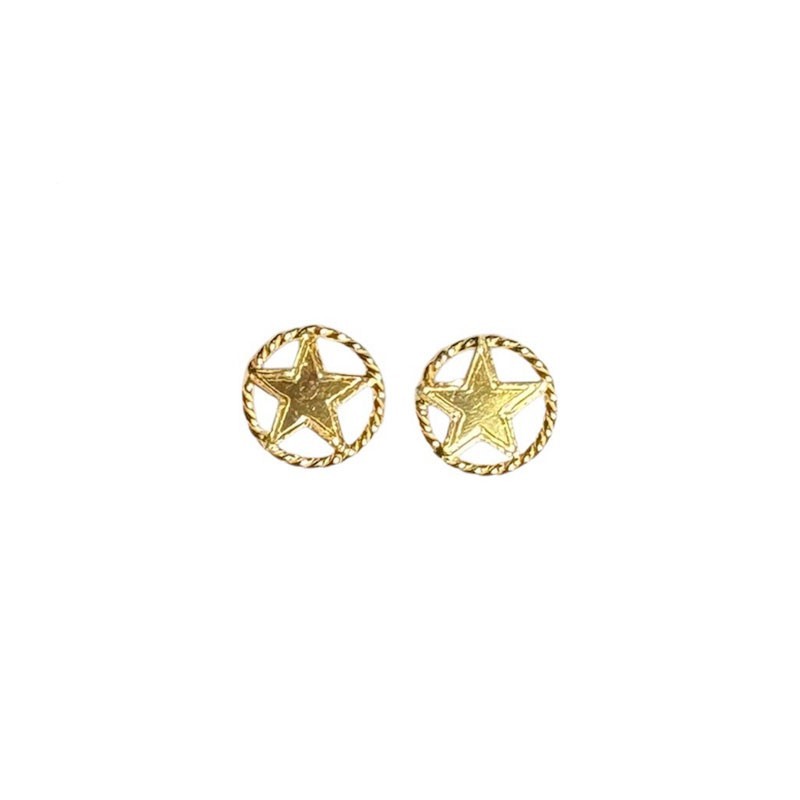 Boucle d'oreille étoile-petite