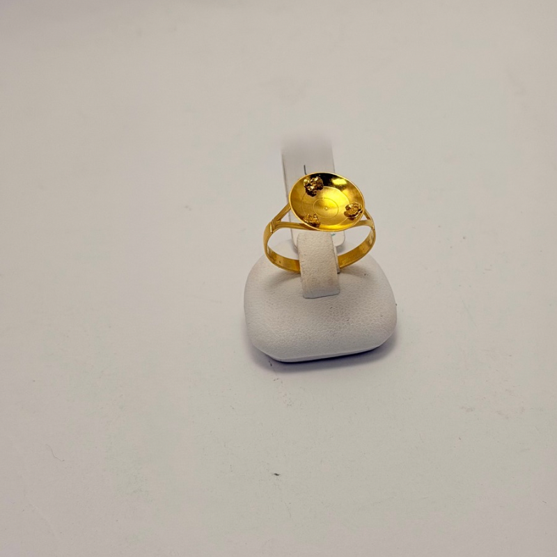 Bague batée en or 750 – Bijouterie Rigolet
