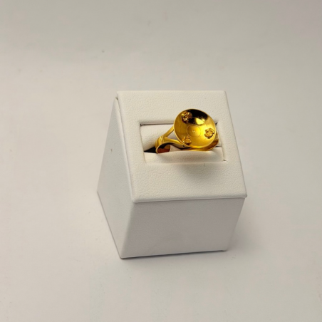 Bague batée en or 750 – Bijouterie Rigolet