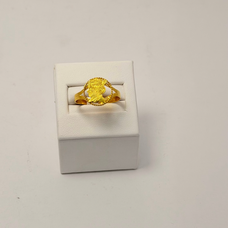 Bague Tête Cayennaise en or 18 carats – Bijouterie Rigolet