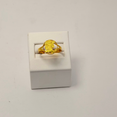 Bague Tête Cayennaise en or 18 carats – Bijouterie Rigolet