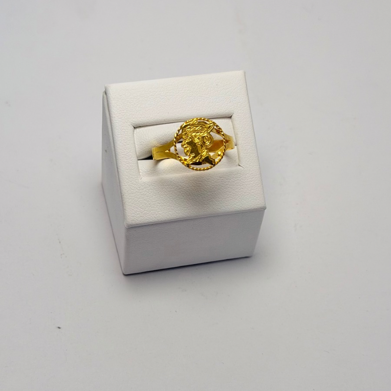 Bague Tête Cayennaise en or 18 carats – Bijouterie Rigolet