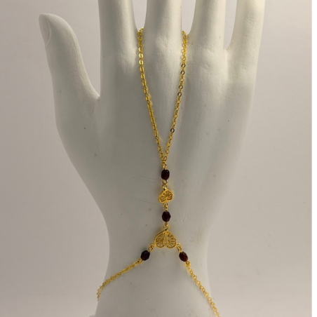 Bracelet Bague 2 Cœur Filigrane en or 18 carats – Bijouterie Rigolet