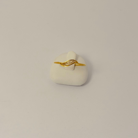 Bague Petite Feuille Filigrane en Or 750| Bijouterie Rigolet