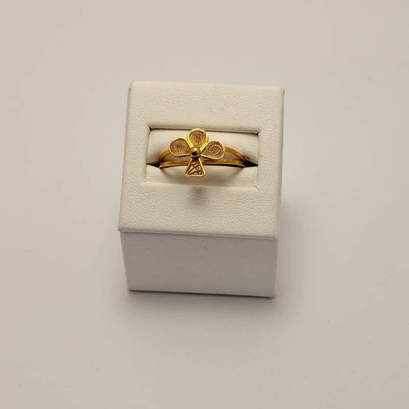 Bague Trèfle Filli en or 18 carats – Bijouterie Rigolet
