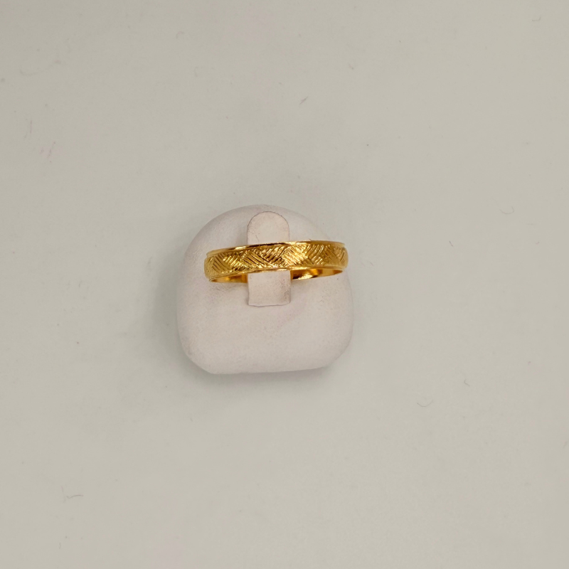 Alliance Acheré en or 18 carats – Bijouterie Rigolet