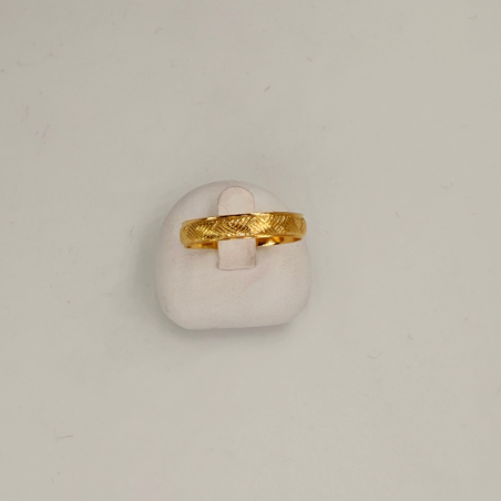 Alliance Acheré en or 18 carats – Bijouterie Rigolet