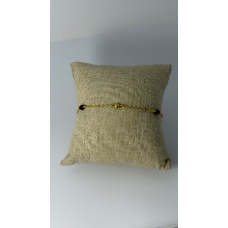 Bracelet Boule d'or avec grenat