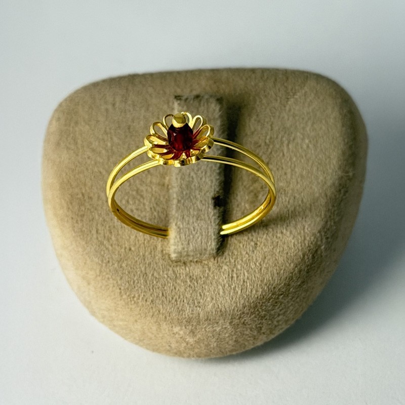 Bague Soleil Grenat