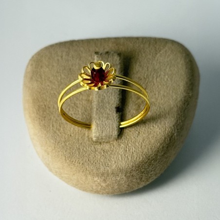 Bague Soleil Grenat