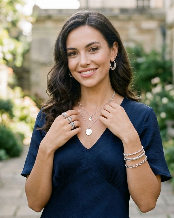 Femme bijoux argent